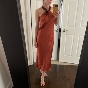 Gianni Bini midi silk dress